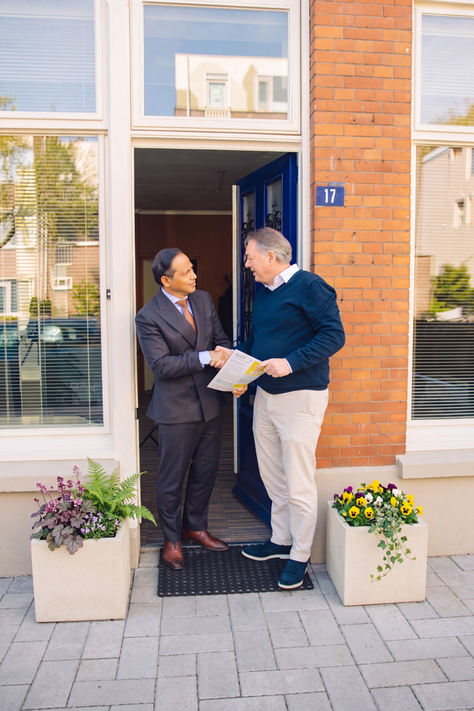 Persoonlijke begeleiding bij een huurder thuis